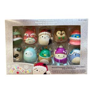 Original Kelly Toy Squishmallow Kurt Adler Holiday Blow Mold Ornaments Set of 10